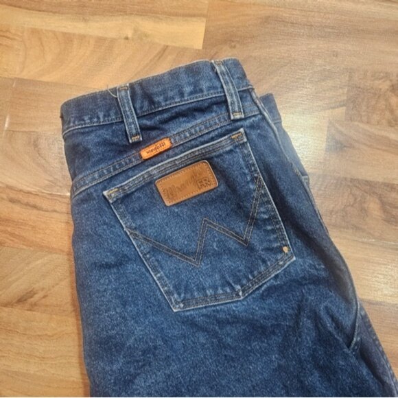 Wrangler FR Flame Resistant Jeans 38x30 Men Blue Denim Workwear HRC2 2112 13MWZ - Picture 3 of 11